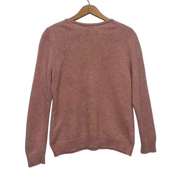 Pink Cashmere Sweater By Charter Club Size Petite Extra Large - Picture 3 of 10